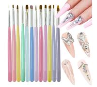 Nail Brush Set, Nail Design Brushes, Painting Set, Nail Dotting Tools, Brushes Kit, Striping Nail Brushes, Drawing Pens, Acrylic Nail Brushes Set