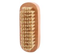 Nail Brush With Wooden Handle - 2-Sided Fingernail Cleaning Brush, Wooden Tool Boar Bristles, Manicure Pedicure Scrubber For Salon Spa | Center Dorm, Home, Bathroom, Adults, Elderly | 9.8x3.5x4cm