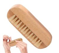 Nail Brush - Wooden 2 Sided Boar Bristles | Fingernail Cleaning Brush, Manicure Pedicure Scrubber Tool, Hand And Nail Care Brushs For Salon Spa Bathroom Home | Nails Care Use