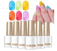 Nail Bubble Gel - Manicure Long Lasting Cosmetics, Women Nail Crafting Gel | For Wedding Travel Dating Gathering Beach Commuting Home Salon Professionals