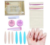 Nail Buffer and Shine Kit - Manicure Strengthener, Buffer Cream, Polish, Wax, and Care Conditioner for Women - Home Salon Pedicure Set for Smooth, Glossy Nails