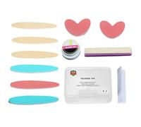 Nail Buffer and Shiner Kit, Fingernail Buffing and Waxing Set, Smooth Shine Finish, Portable Grooming Tools for Beginners, Salon, Home, Travel, Daily Pedicure Maintenance