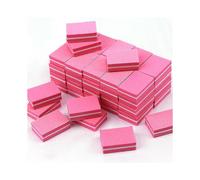 Nail Buffer Mini Block File 180/100 Grit Sandwich Purple Washable Nail Art Tool for Nail Care