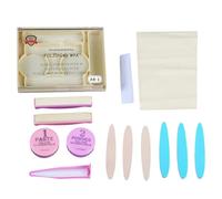 Nail Buffer, Shine Kit, Manicure Polish Wax, Nails Strengthener Conditioner, Cream Buffer Care Set for Women, Home, Salon, Pedicure, Beauty Routine, Spa, Grooming,