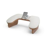 Nail Care Workstation Reposamanos de Uña Soporte para Teléfono Estación de Manicura Base de Madera Estable Acolchado Ergonómico Organizador de, Array, color to 1