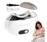 Nail Clipper Electric, Electric Toeneil Clipper, Recargable automático de uñas portátiles recargables, Herramienta de manicura ajustable de pantalla digital LCD con 3 velocidades y luz para personas m