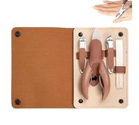 Nail Clipper Set, cortadoras de uñas de pies para uñas gruesas - Cortador de uñas de la uña Mujeres adultas para hombres Kit de aseo de uñas | Bolsa de almacenamiento portátil, herramientas de para pi