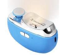 Nail Clippers, Electric Nail, Portable Design Easy Grip Led Indicator Battery Powered Non-Slip Child Friendly Lightweight Build, Precision Cutter Polisher Device for Kids 3.35x2.68x1.3 Inches