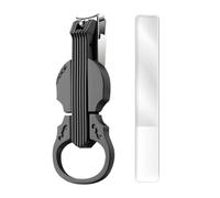Nail Clippers, Professional Fingernail Cutter, 3.66x1.46 Inches Violin Shape Trimmer, Multifunctional Tool with Bottle Opener for Daily Hand Foot Care in Home Outdoor Salon Women and Camping Use