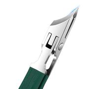 Nail Clippers - Stainless Steel Nail Cutter | Portable Toenail Clippers | Toenail Scissors Cuticle Remover | Ergonomic Grooming Tool with Wide Jaw Opening | Manicure Pedicure Tools for Home and Travel