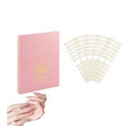 Nail Color Display Book, Professional Nail Gel Polish Display Chart, ABS+Cardboard Portable 216 Colors Showcase for Practice, Girls Styling Stations, Art Women Salon Storage, 29x21.5cm