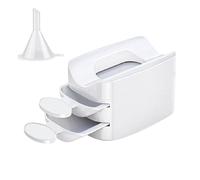 Nail Dip Tray - Dip Powder Tray, 2-in-1 Dip Powder Recycling Case Double Layer Powder Glitter Saver Container Portable Dip Nail Tools Rhinestones Gems Decorations Recycling Case For Beginners