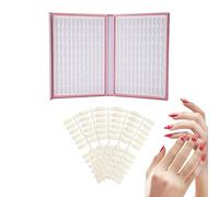 Nail Display Book, Nail Color Chart Display, Portable Organizer, Holds 216 Colors Sample for Easy Selection, Lightweight Design for Travel and Storage, Ideal for Salon Stations