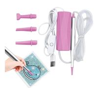Nail Dotting Tool, USB Electric Vacuum Nail Dotting Pen, 5.91 inches Precision Craft Accessory, Ideal for Adults, Children, Resin, Clay and Creative Project Use
