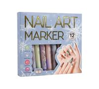 Nail Drawing Pens - Manicure Marker Set For Creative Styling | Pen Body With Fast Dry Ink Flow, Detail Art Painting Tools, Decorative Nail Design Kit For Home Salon Hobby Practice