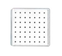 Nail Drill Bit Box | 49 Holes Dust-Proof Container | Nail Tools Display Storage Box - for Beginner Enthusiast Family Friends Personal Commercial Home Salon