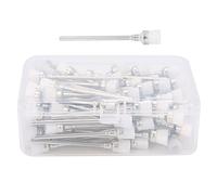 Nail Drill Bit Cleaning Brush High-Density HairMaterial 100pcs Cleaner Practical Manicure Tool Accessory (White)