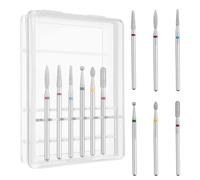 Nail Drill Bits Set - 4.5x0.3cm Manicure Grinder Attachment Tool | Portable Nail Drill Bits For Home Salon Makeup Grooming Daily Office Travel Natural Nail Finish Sanding And Polishing