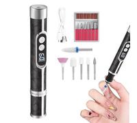 Nail Drill Cordless - With 18 Bits Low Noise Professional,Manicure Drill Nails Machine | For Home Salon Travel Outdoor Women Men Beginners Manicure Pedicure