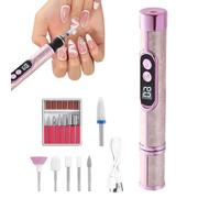 Nail Drill Professional - 13,1 x 2,3 x 2,3 cm High Speed Digital Display Rechargeable | Effortless less Nail Drill Machine,for Home Salon Travel Outdoor Women Men Beginners Manicura