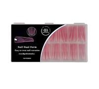 NAIL DUAL FORM 150 Piezas- Francesa - Moldes Uñas - Formas Extensión de Uñas Postizas - Juego para Uñas - Manicura - Arte de Uñas - French Zone