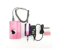 Nail dust collector Recargable Profesional Eléctrico Torno uñas Taladro de Clavo 30000RPM Mini Uña Pulidora Máquina Fácil Operando Manicura Pedicure Salón Belleza Equipo, Pink