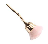 Nail Duster Brush, Rose Powder Cosmetic, Dust Remover Cleaning Tool with Sturdy Formula, Beauty Care System with Smart Design, Smooth Radiant Finish Aid, Essential Companion for Women Girls