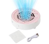 Nail Fan Dust Collector -5.91x5.91x1.77 Inches Quiet Electric Extractor | Nail Dust Fan,for Women Beginners Home Salon Manicure Beauty Station
