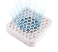 Nail Fan Dust Collector - ABS 14cm, Manicure Vacuum Cleaner, Fine Mesh Filter | Non-Slip Base, Extractor, Electric Dust Suction For Ladies, Beginners, Professionals, Mother, Home, Salon