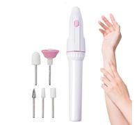 Nail File Electric Drill - Máquina de perforación de uñas profesional, batería operada de manicura, mini portátil pluma estilo pulido kit | Manicura Pedicure Supplies For Home Salon