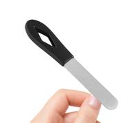 Nail File Stainless Steel Metal Double Sided Manicure File | Heavy Duty, Reusable Stainless Steel, Smooths & Shapes Fingernails and Toenails | Home & Salon Use