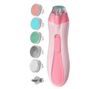 Nail Filer Electric Baby, Battery Powered Nail Grinder, LED Light Trim Kit, Anti-Pinch Buffer Tool, Children's Manicure Set, for Boys, Girls, Babies, Daily Use, 5,39 x 1,5 x 1,3 pulgadas