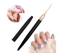 Nail Future Pencil - Pen A La Uña, Herramienta De Diseño De Uñas | Pen Breve Detallado Para Líneas De Arte De Uñas Precisas, Patrones, Puntos Con Usos Para La Manicura De Bricolaje, Esmalte De Uñas De