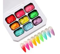 Nail Gel - 18ml Long Lasting Manicure Gel Quick Dry Soak Off Nailz Colour DIY Beauty Kit | Gal Nailz For Home Salon Travel Use Gift For Birthdays Holidays Mothers