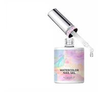 Nail Gel Gradient Watercolor 15ml Manicure Cosmetics | Women Nail Spreading Gel For 15ml Professionals Beginners Home Salon Beach Travel Dating Gathering