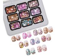 Nail Gel - Soak Off Kit | Shimmer Design Palette 9pc