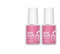 Nail Glue | Fake Fingernail Glue Adhesive | 2 Pieces Quick-Drying False Fingernail Adhesive for Beauty Lovers Creative Stylists Busy Professionals Salon Home Travel Mothers Ladies