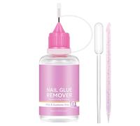 Nail Glue Remover - Remover for Nails Tips, Glue Removers | 30ml Manicure Gel Cleaner for Home Salon Party Formal Wedding Travel Manicure Casual Festival