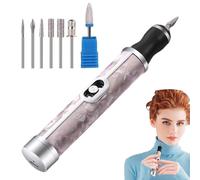 Nail Grinder, Cordless Electric Tool, 4.9 x 0.7 Inch Professional Acrylic Remover & Precision Edge Shaping, Polishing Device for Peeling Care, Nursing Use, Thick Nail, and Grinding