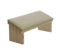 Nail Hand Rest - Manicure Arm Cushion, PU Leather Stand | 30,5 × 10,6 × 12,8 cm Bevel Support Pad, Comfortable Wooden Base Design, Stable Accessory For Home Salon Work