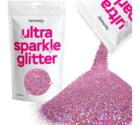 Nail Hemway ultra brillo de la chispa del rosa holográfica 100 g / 0,35 oz multiusos de la resina de epoxy Arts & Crafts cosmético seguro cara de cuerpo del pelo bodas arte de la belleza