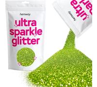 Nail Hemway ultra brillo de la chispa verde lima 100 g / 0,35 oz multiusos de la resina de epoxy Arts & Crafts cosmético seguro cara de cuerpo del pelo bodas arte de la belleza