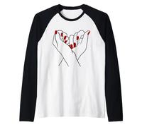 Nail Hustler Nail Tech Techniques Nail Boss Nail Polish Art Camiseta Manga Raglan