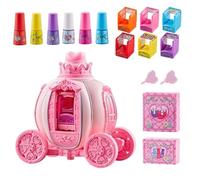 Nail Kit for Girl | Water-Based Peel-Off Washable Quick Dry,Kids Nail Toy | for Children's Day Thanksgiving, Birthday, Home School Park Outdoor