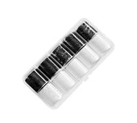 Nail Lace Stickers, DIY Self Adhesive Rolls, Black White Foil Transfer, Nail Design Decoration Accessory, Creative Salon Design Choice, Suitable for Home Travel Women Girls Beginners Professionals