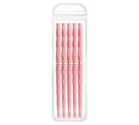 Nail Liner Brush, Fine Tip Nail Detail Brush Set, 5 piezas (7/9/11/15/25 mm), UV Gel Polish Painting Tools, Perfect for Long Lines, Thin Details, Art Design