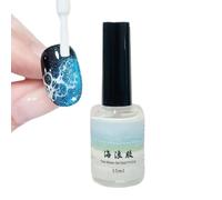 Nail Liquid Paint - Fingernail Gel for | 15ml Bottle with Wave Top Coat, Smooth Shine Finish, Easy Application for School Business Trip Home Sister Daughter Girlfriend Wife Friend