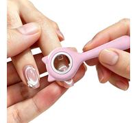 Nail Magnet - Compact Circle Portable Flexible Tool | Hollow Circular Cat-Eye Magnet | For Manicure Beauty Female Beginners Artists Travel Home Indoor Outdoor Use
