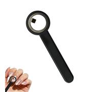 Nail Magnet - Handle Portable Manicure Practice Rotating Ring Nail Magnet With Grip Handle Nails Art Magnetic Stick For Women Girls Beginners Home Salon