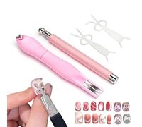 Nail Magnet Tool Set - Fingernail Manicure Aid | Gel Magnet with 3D Pattern Functions, Finger Tool with Precision for Salon, Manicure Accessories with Travel Case for DIY Nail Designs